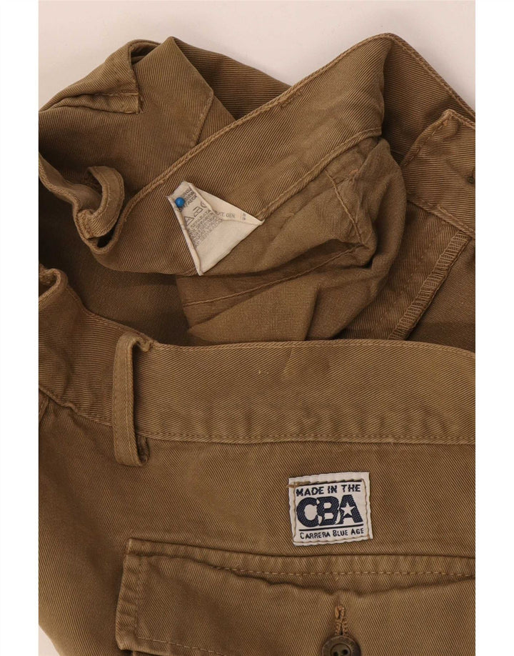 Carrera Мужские прямые брюки карго W36 L33 Бежевые, хлопок