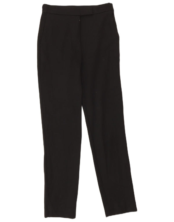 Женские узкие костюмные брюки Marks & Spencer UK 6 XS W26 L28, черный полиэстер