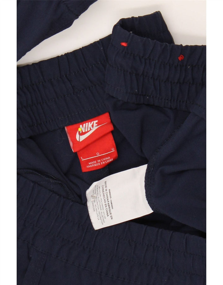 Мужские спортивные брюки NIKE, брюки-джоггеры, большие темно-синие, нейлоновые