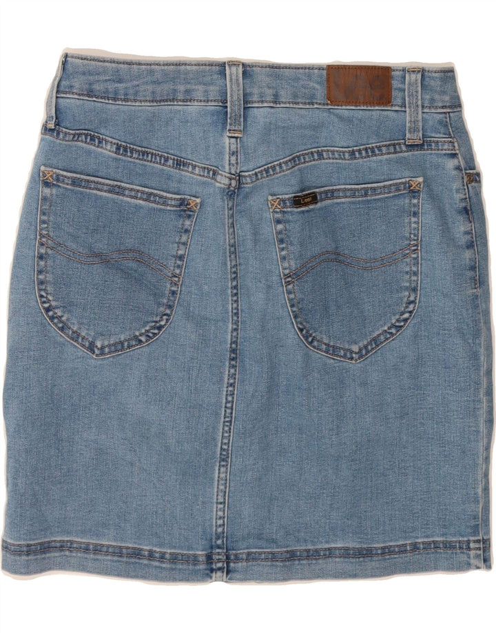 LEE Womens Denim Skirt US 8 Medium W30  Blue Cotton Vintage Lee and Second-Hand Lee from Messina Hembry 