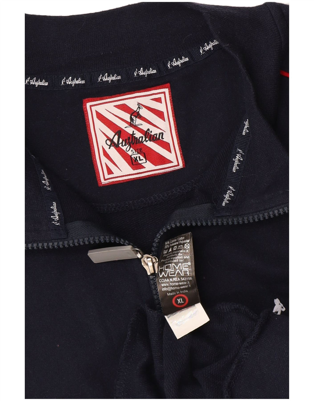 Мужской спортивный костюм AUSTRALIAN L'ALPINA, верхняя куртка XL, темно-синий, хлопок