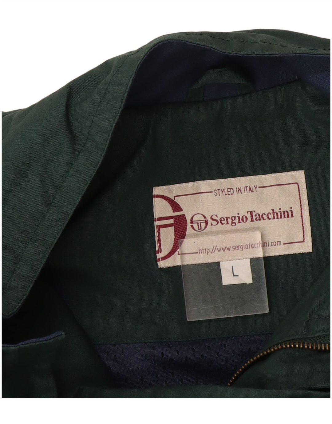 Мужская универсальная куртка Sergio Tacchini UK 40, большая зеленая