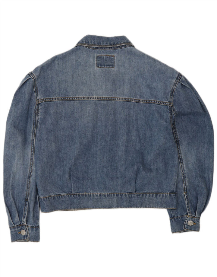 Джинсовая куртка Levi's для девочек 13-14 лет, синяя, хлопок