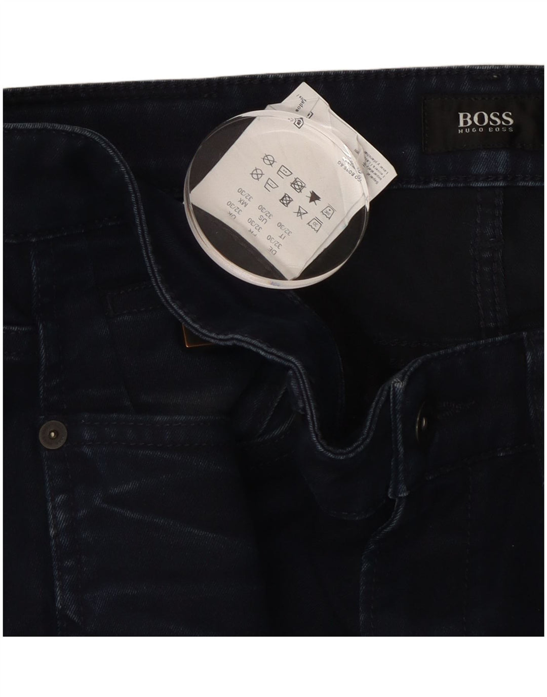Женские узкие джинсы Hugo Boss W32 L30 Темно-синие