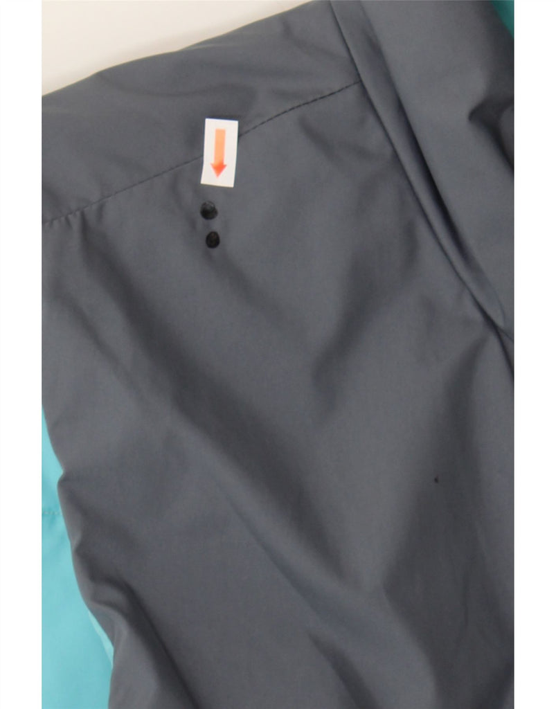 ADIDAS Mens Graphic Reversible Padded Gilet UK 38 Medium Grey Colourblock Vintage Adidas and Second-Hand Adidas from Messina Hembry 