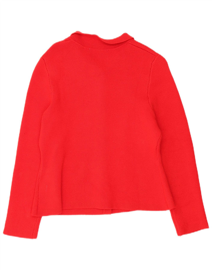Женский кардиган Zara UK 14, средний красный вискоза