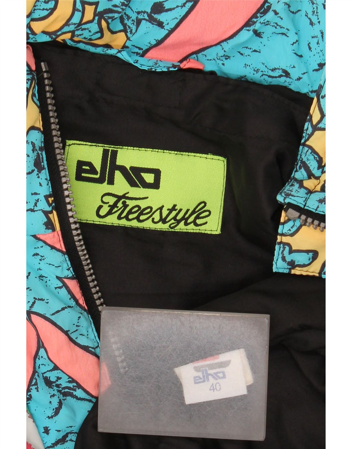 Женский лыжный комбинезон Elho Oversized с графическим рисунком EU 40, средний, разноцветный