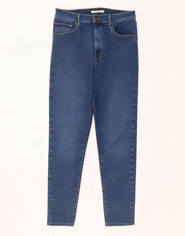Levi's Womens Mile High Super Skinny Jeans W31 L27 Blue Cotton