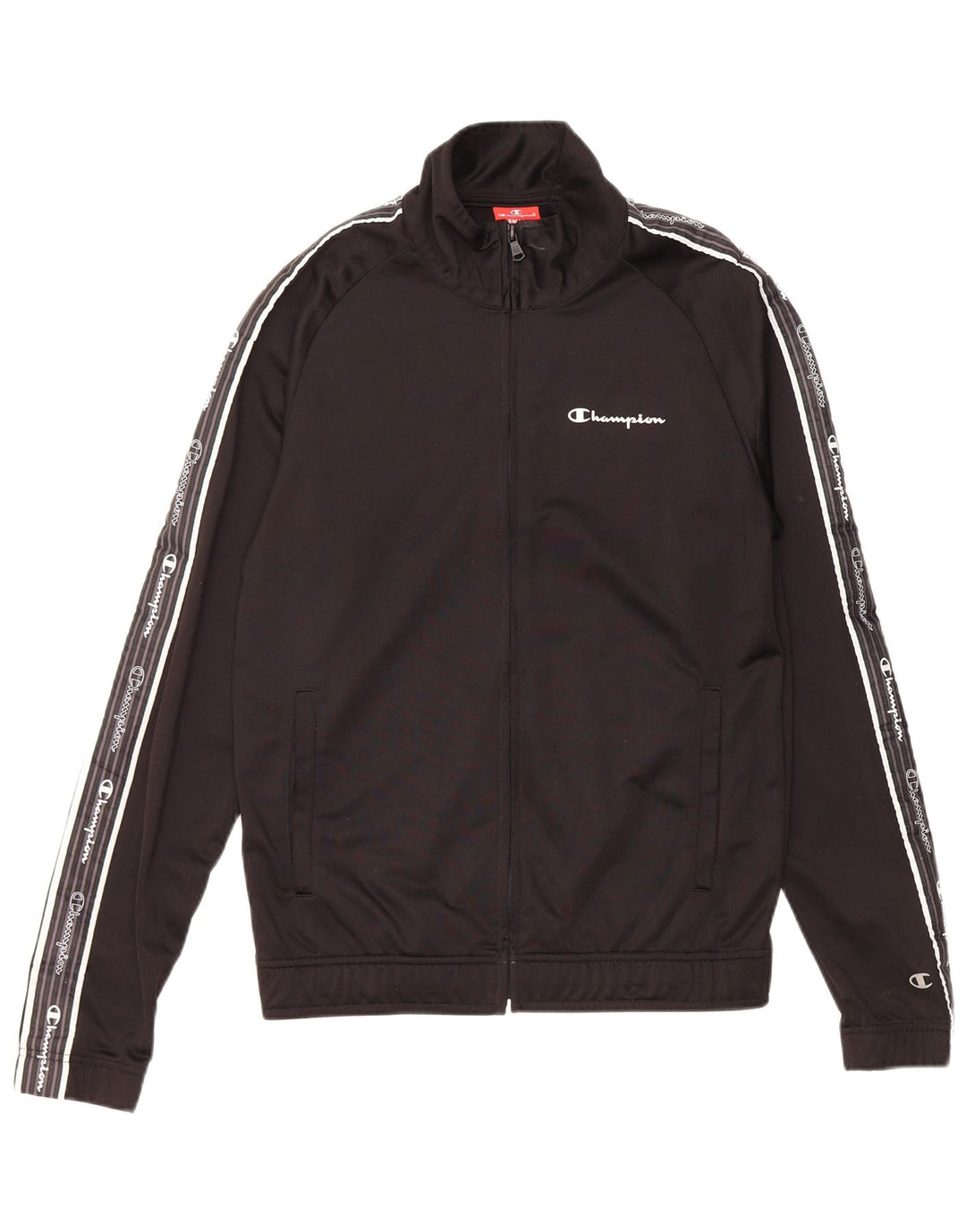 Мужской спортивный костюм Champion с рисунком, верхняя куртка, маленький черный полиэстер