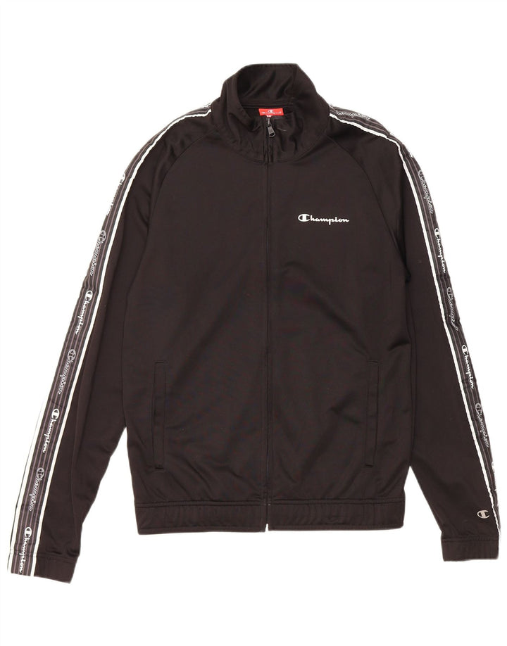 Мужской спортивный костюм Champion с рисунком, верхняя куртка, маленький черный полиэстер