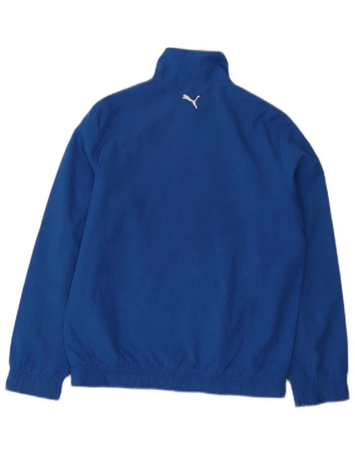 Спортивный костюм Puma с графическим рисунком для мальчиков, 9–10 лет, синий полиэстер