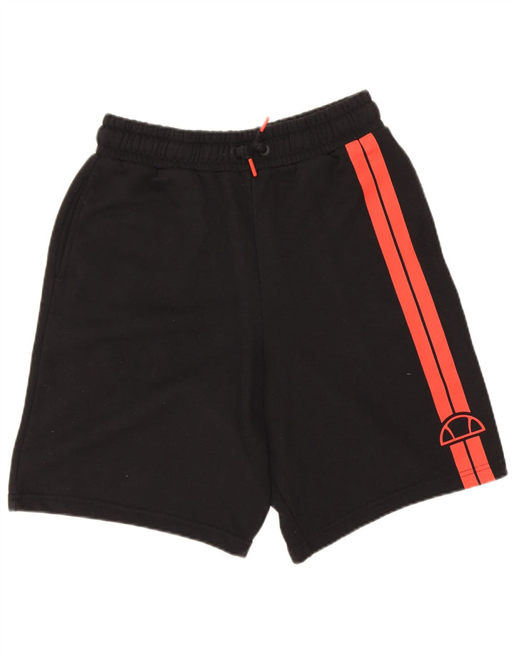 Мужские спортивные шорты Ellesse, маленькие черные полосатые хлопковые шорты