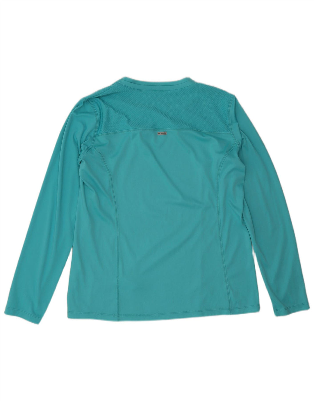 Женский топ Columbia с длинным рукавом, Великобритания, 18 XL, бирюзовый полиэстер