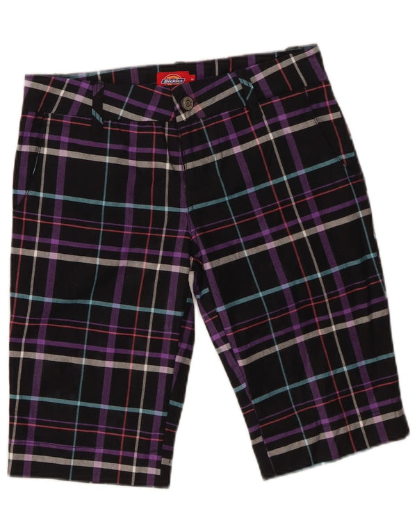 Женские шорты чинос Dickies США 3 XS W28, черный хлопок в клетку