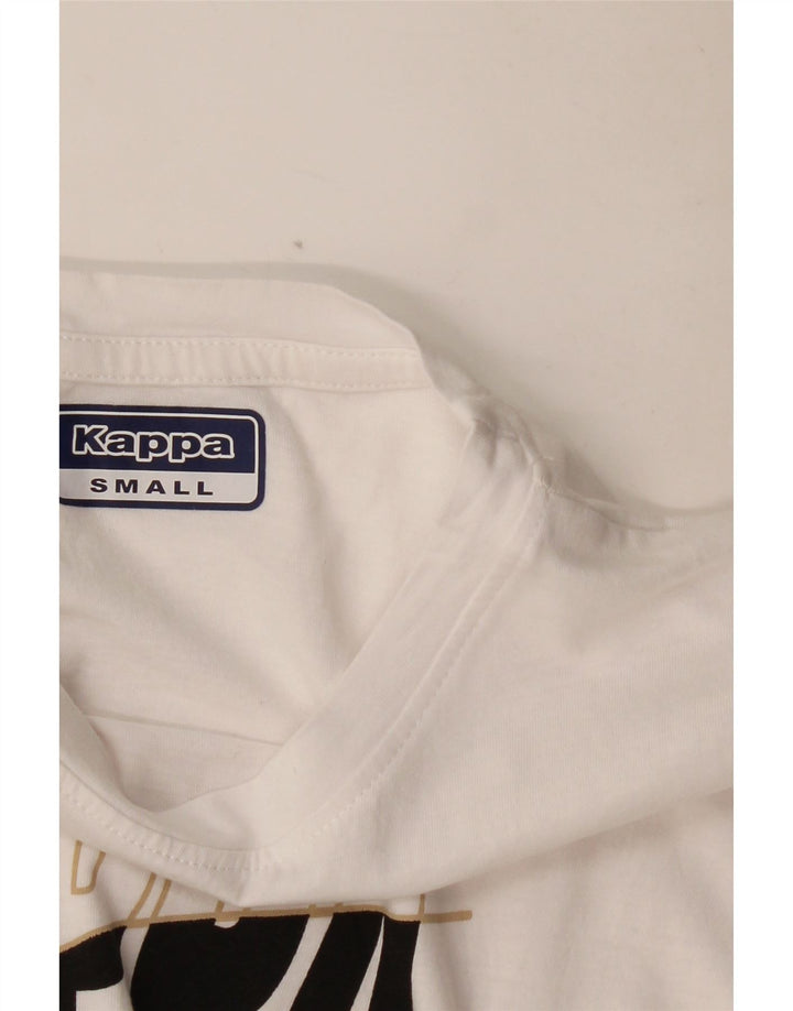 Женская футболка с рисунком KAPPA Top UK 10, маленькая, белая