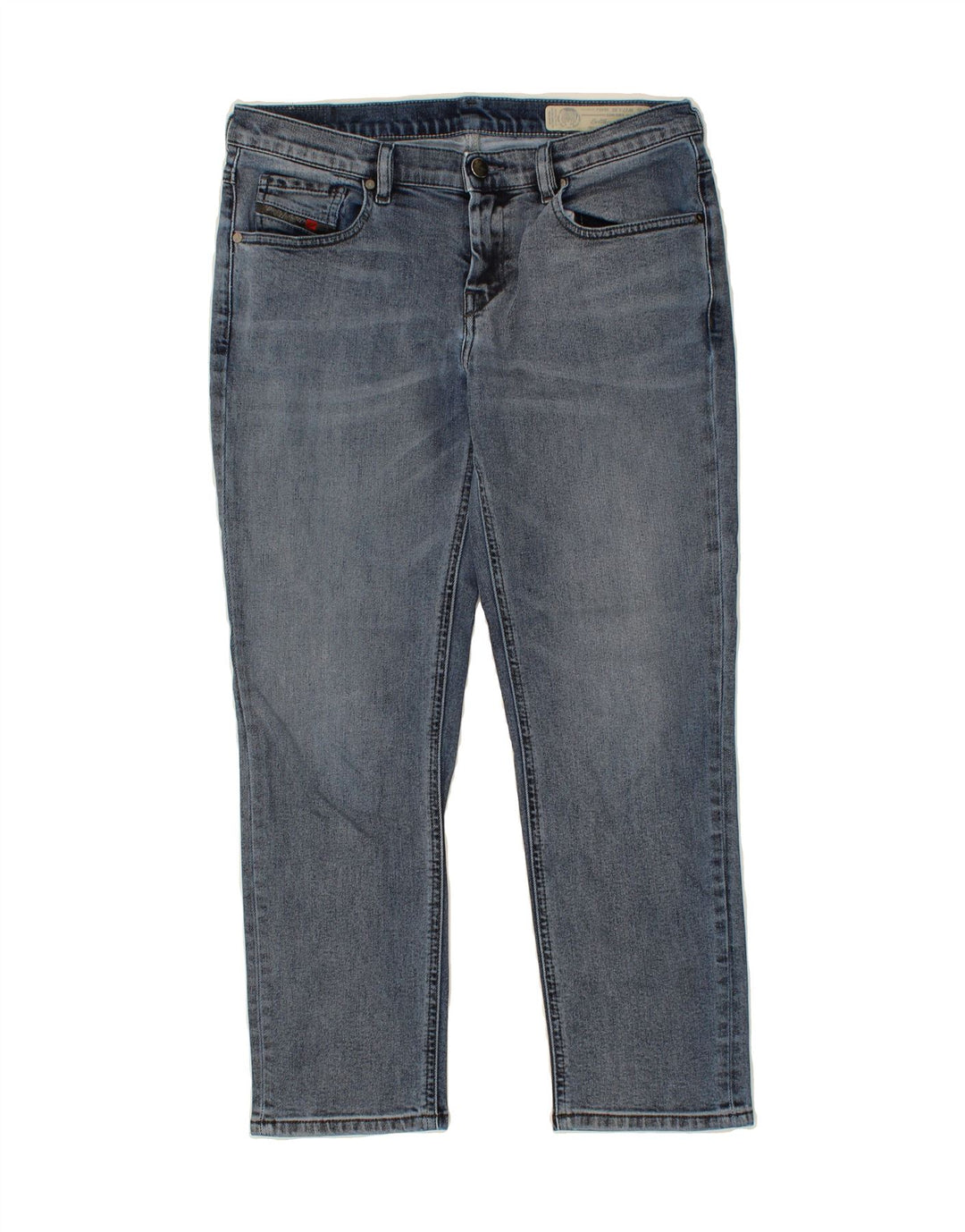 DIESEL Womens Belthy-Ankle Straight Jeans W27 L27 Blue Cotton Vintage Diesel and Second-Hand Diesel from Messina Hembry 
