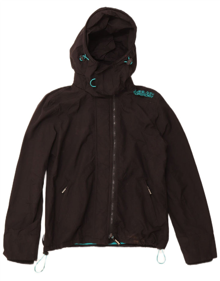 SUPERDRY Женская ветровка The Windcheater UK 14 Средний Черный