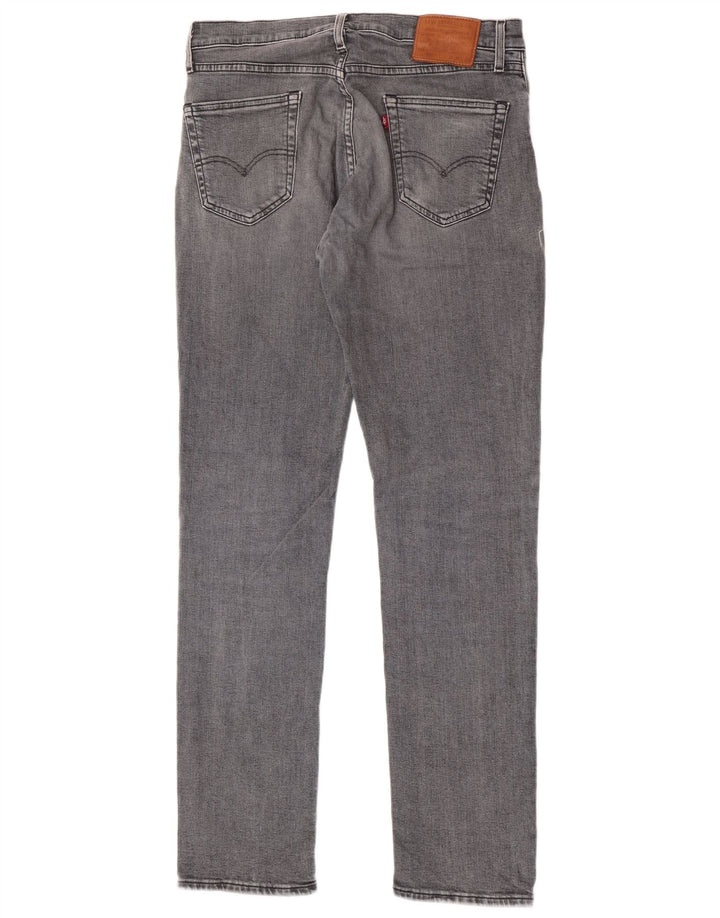 Мужские джинсы Levi's 511 Slim W34 L34 Серые хлопковые
