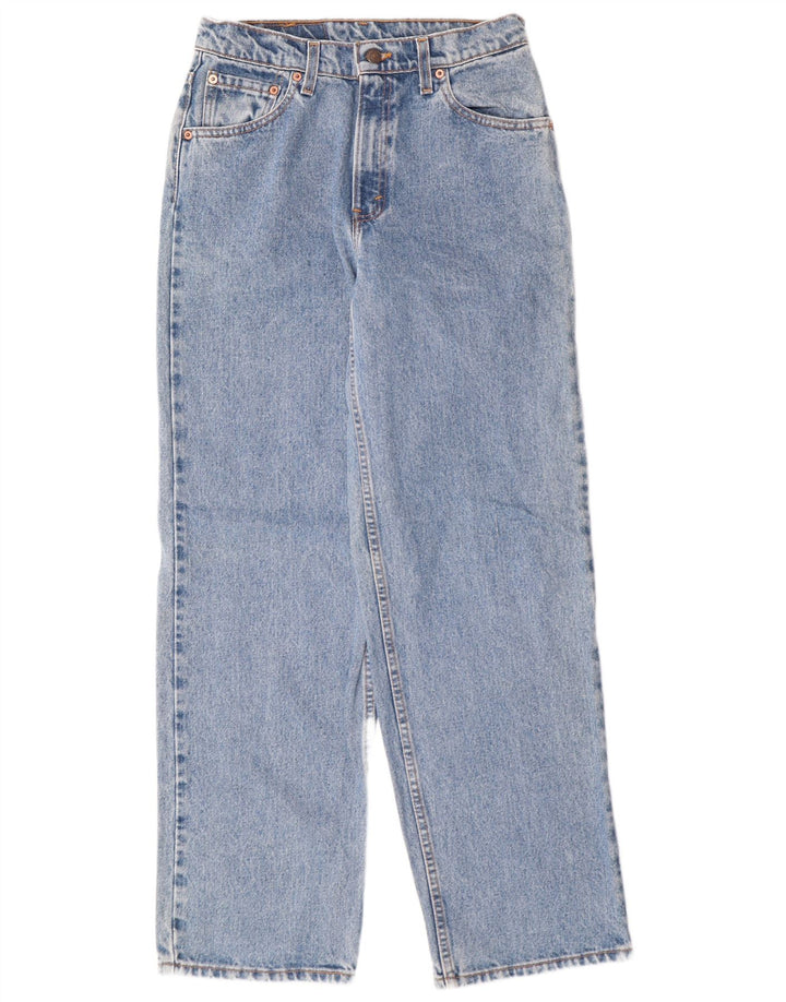 Женские широкие джинсы Levi's 565 с высокой посадкой, США 9, средние W28 L31, синие классические