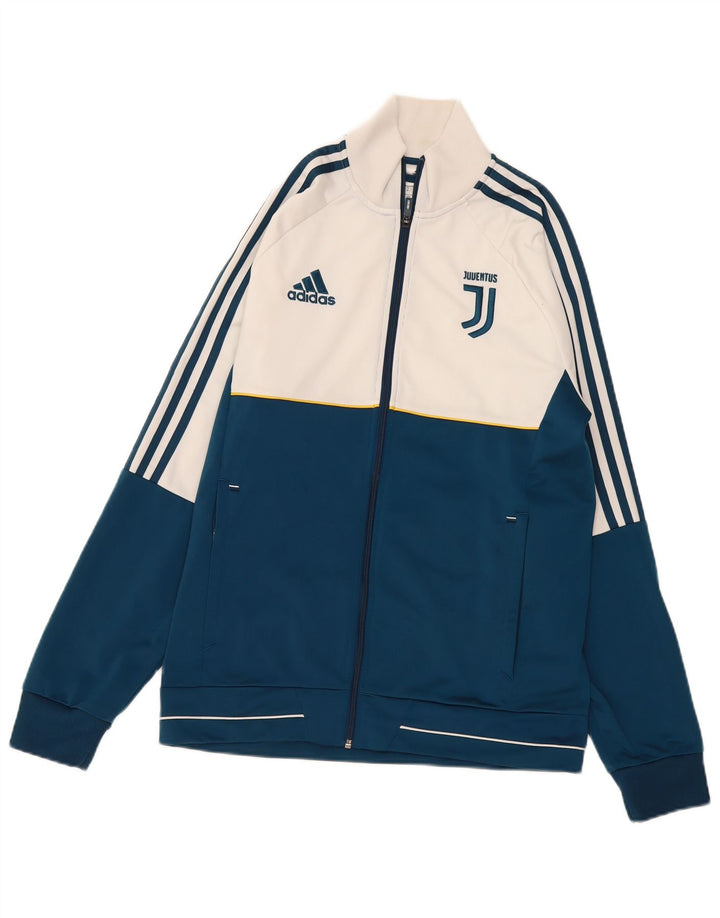 Мужской спортивный костюм Adidas Juventus, верхняя куртка, средний, темно-синий, с цветными блоками