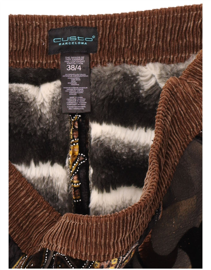 Женская мини-юбка Custo Barcelona EU 38 Medium W32 Разноцветный цветочный принт