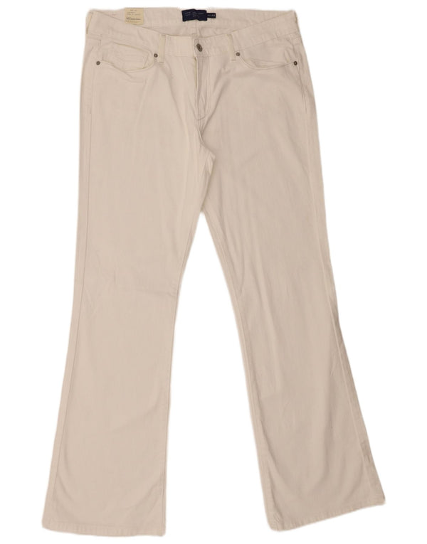 Женские джинсы Levi's с легким изгибом Bootcut США 16 2XL W36 L33 Белый хлопок