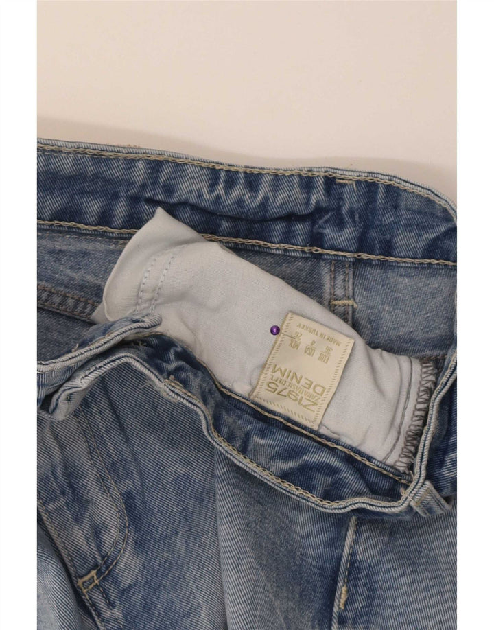 Женские джинсовые шорты Zara EU 36 XS W26 Синие