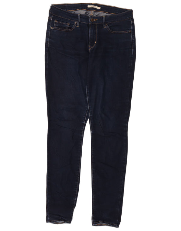 Женские джинсы скинни Levi's 711 W29 L31 Темно-синие