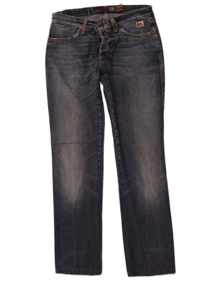 Женские прямые джинсы ROY ROGERS W29 L30 синие, хлопок