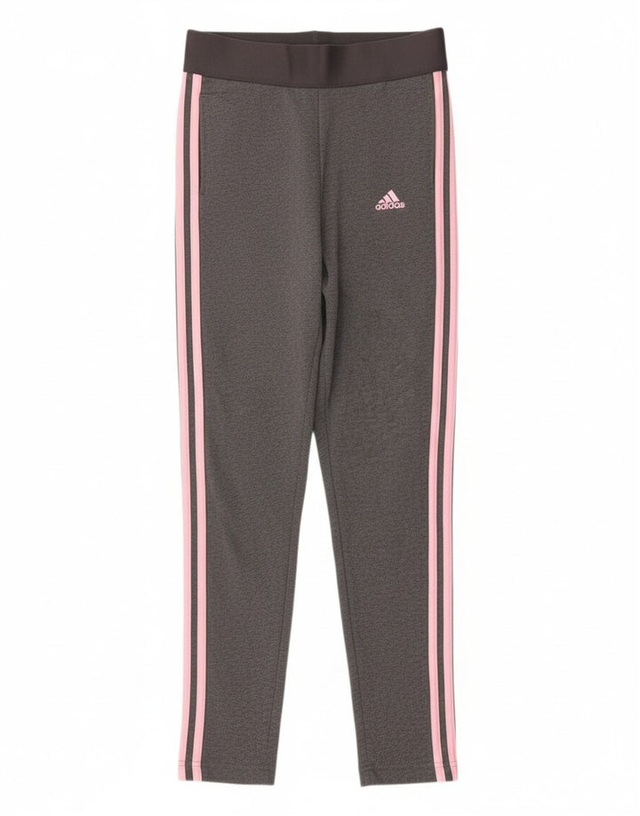 ADIDAS Womens Leggings UK 8/10 Small  Grey