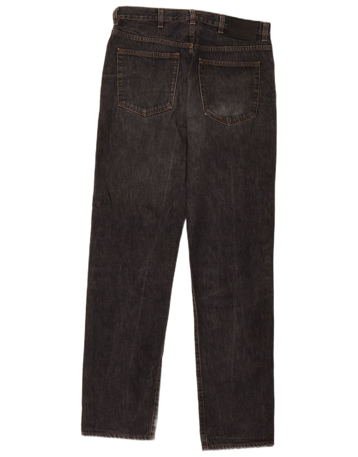 Мужские прямые джинсы Calvin Klein W32 L31, черный хлопок