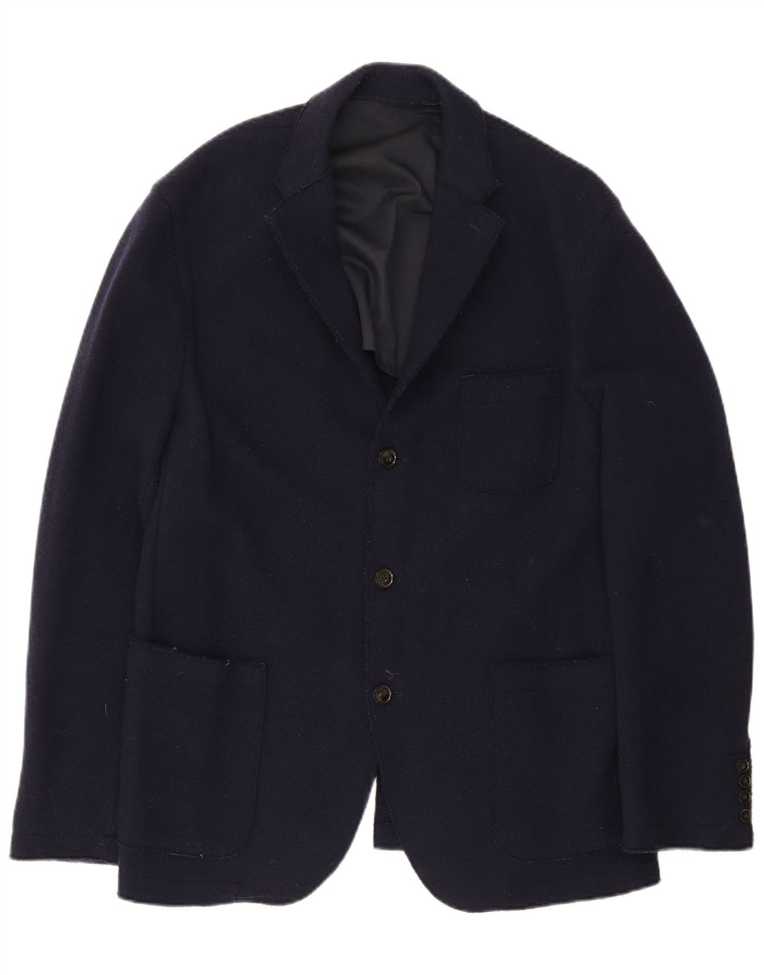 Мужской пиджак Tommy Hilfiger с 3 пуговицами IT 54 2XL Темно-синий, шерсть