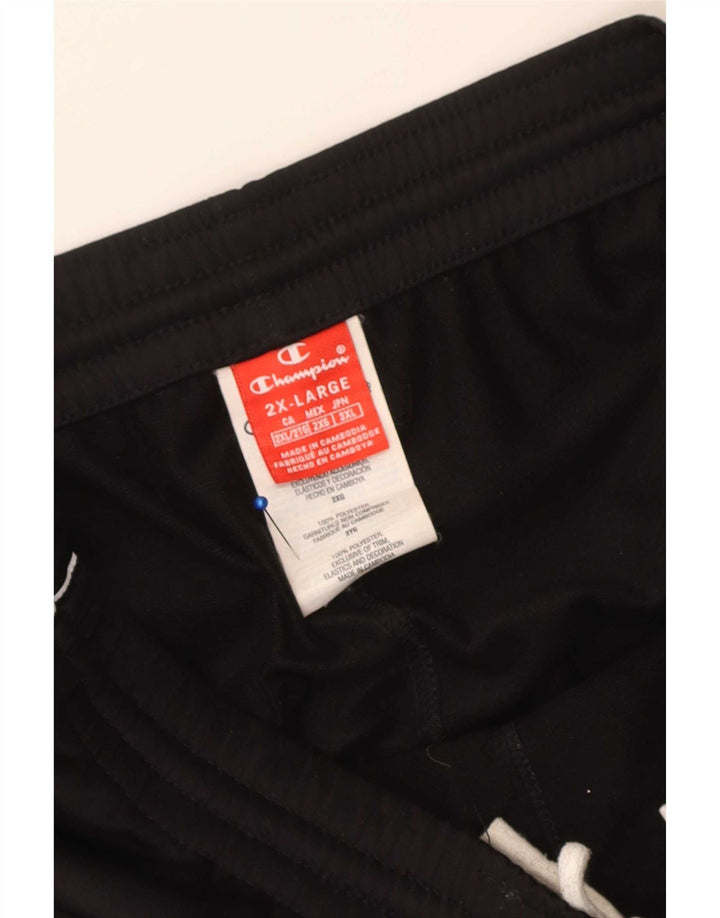 Мужские спортивные брюки с рисунком Champion 2XL, черный полиэстер