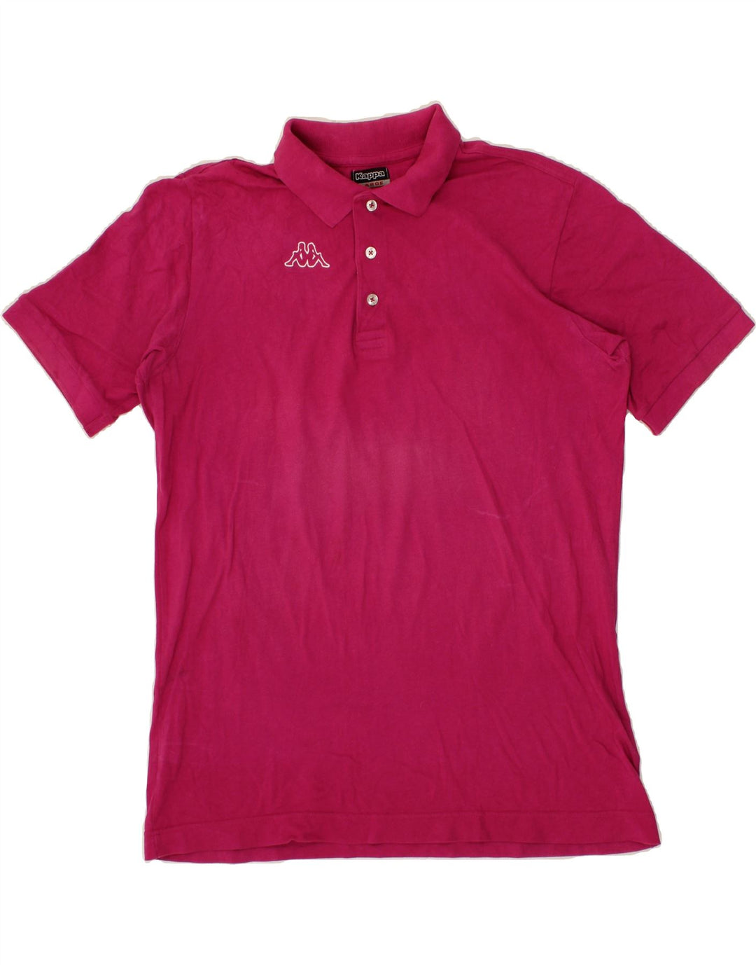 KAPPA Mens Polo Shirt Large Pink Cotton Vintage Kappa and Second-Hand Kappa from Messina Hembry 