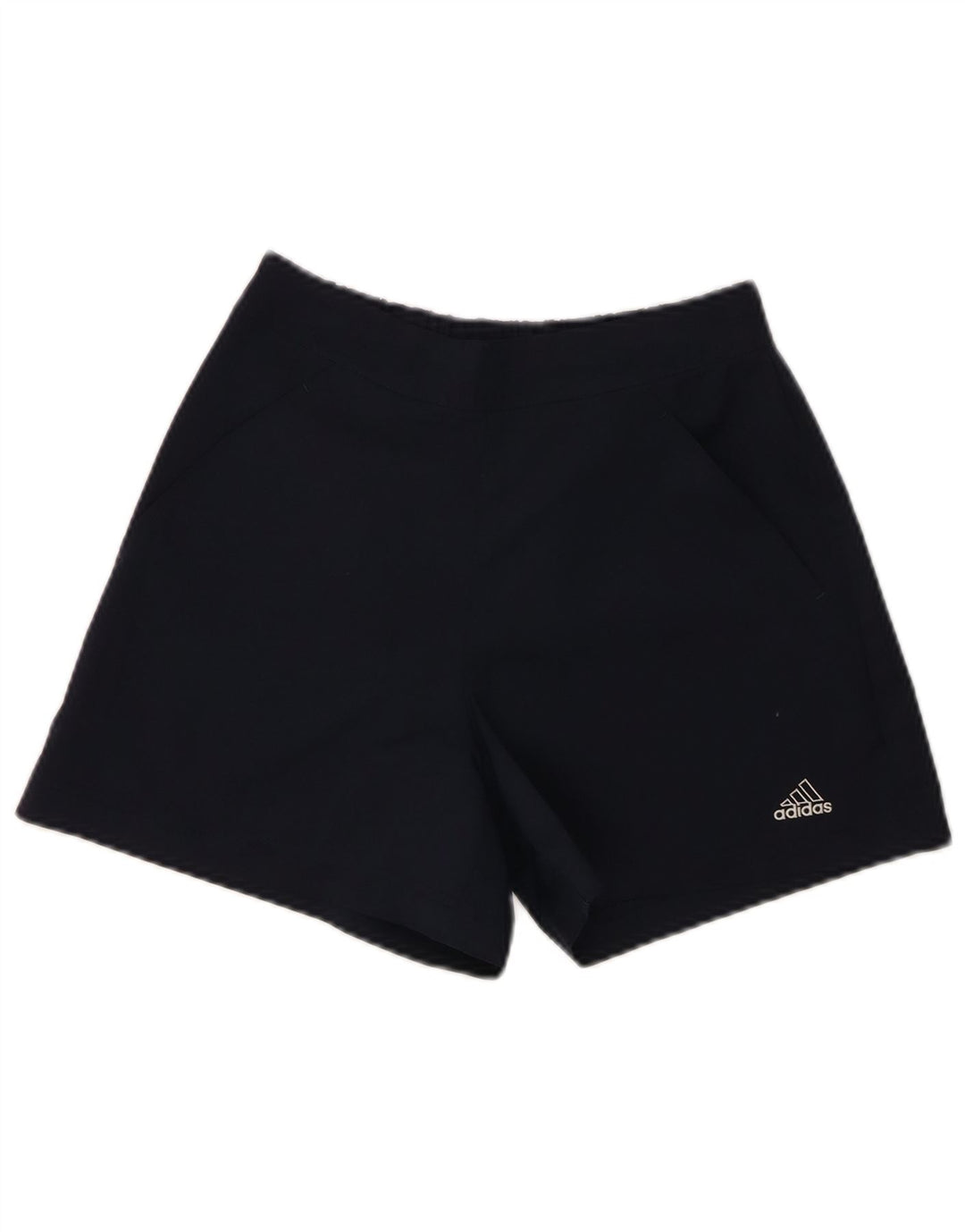Женские спортивные шорты Adidas UK 8, маленькие, темно-синие, полиэстер
