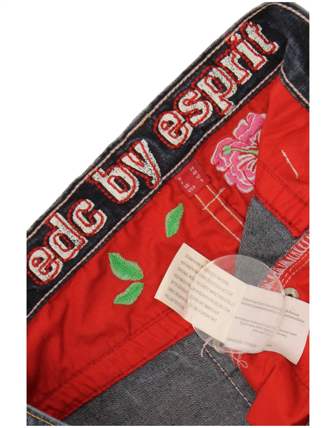 Женские джинсы ESPRIT Bootcut UK 12 Medium W28 L27 Темно-синие, хлопок