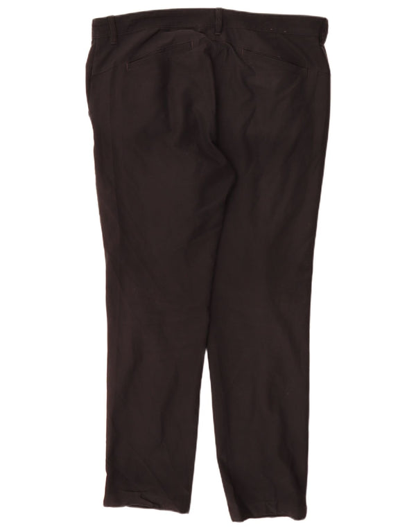 Женские брюки чинос Adidas Regular W34 L30, черный полиэстер