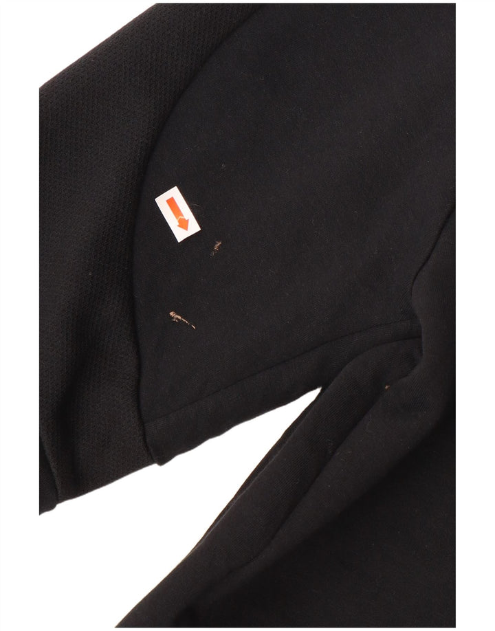 Женский свитер с капюшоном на молнии PUMA UK 14, средний черный, хлопок