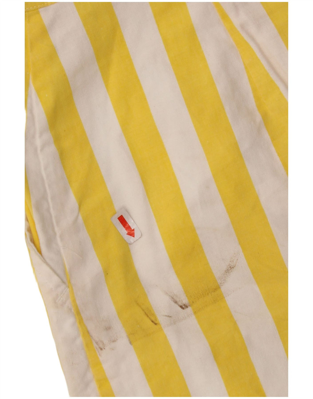 ВИНТАЖНЫЕ женские широкие шорты чинос EU 42, большие W30, в желтую полоску