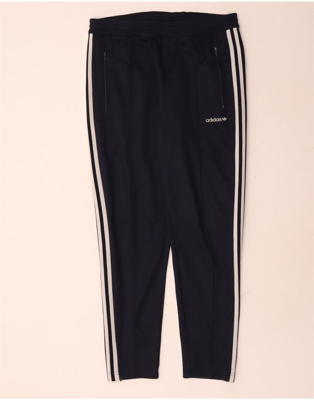 Мужские спортивные брюки Adidas, большие темно-синие, полиэстер