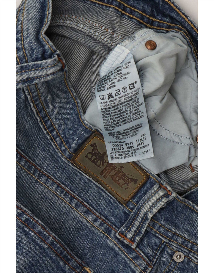 Женские джинсы Bootcut Levi's W31 L32 синие, хлопок