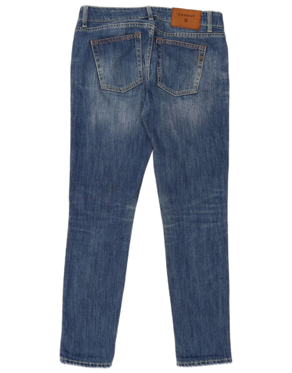 Dondup Женские узкие джинсы W28 L28 Синие хлопковые