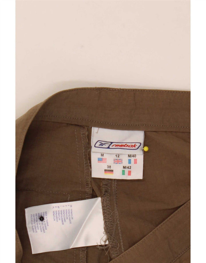 Женские походные шорты Reebok UK 12 Medium W28 Коричневые из полиамида