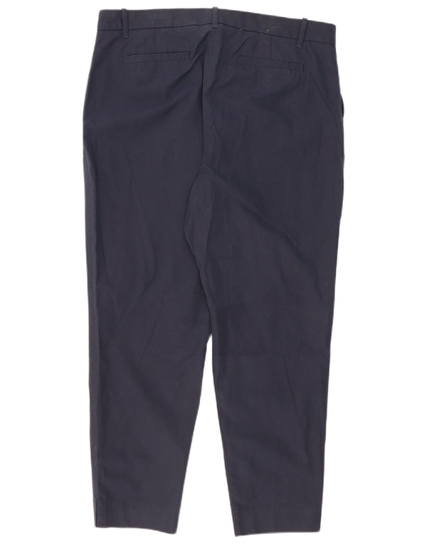 Женские зауженные брюки-чиносы Marks & Spencer UK 18 XL W38 L28 Темно-синие