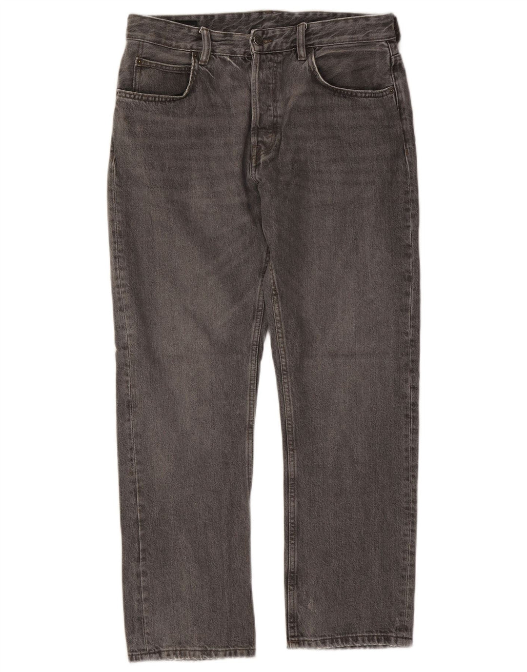 Мужские прямые джинсы ZARA EU 42, большие W32 L29, серые