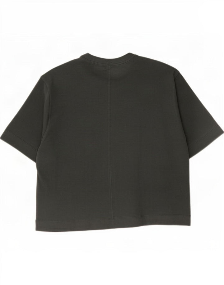 Женская футболка Calvin Klein Top UK 14, средний серый хлопок