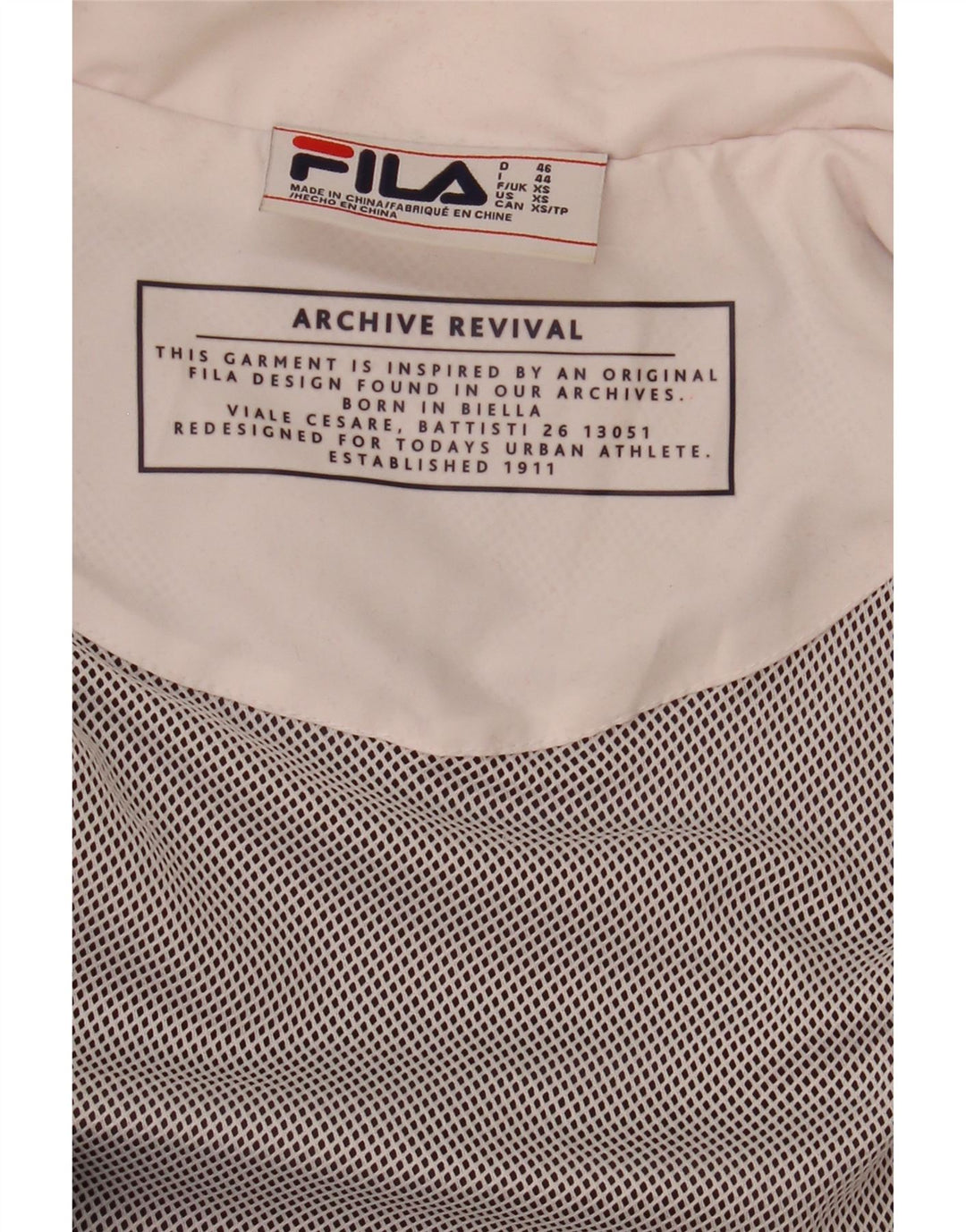 Fila Мужской спортивный костюм с графическим рисунком XS Темно-синий с цветными блоками