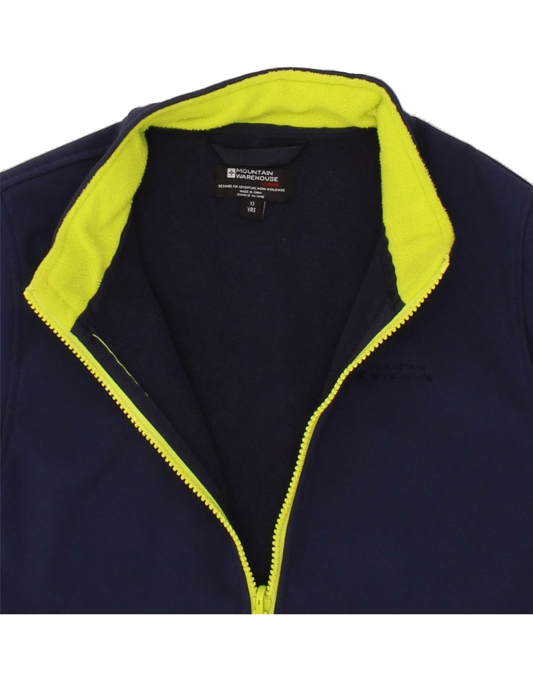 MOUNTAIN WAREHOUSE Boys Tracksuit Top Jacket 12-13 Years Navy Blue Vintage Mountain Warehouse and Second-Hand Mountain Warehouse from Messina Hembry 
