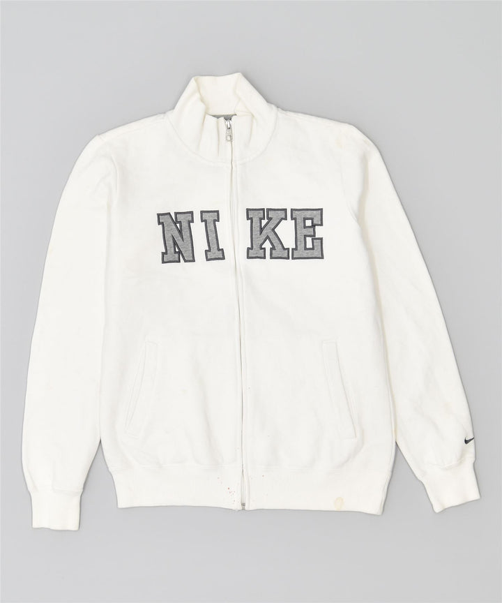 Женский спортивный костюм NIKE UK 12, средний белый хлопок, верхняя куртка