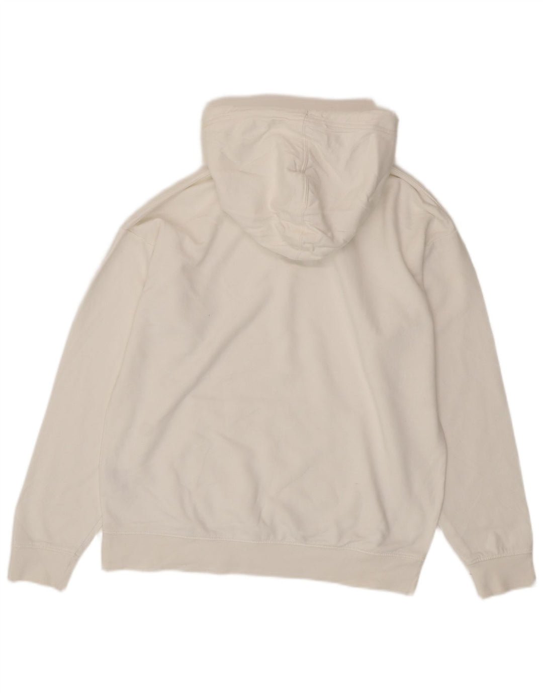 Мужской джемпер свободного кроя C&A с капюшоном, маленький белый, хлопковый